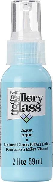 FolkArt Gallery Glass Paint 2oz - Aqua