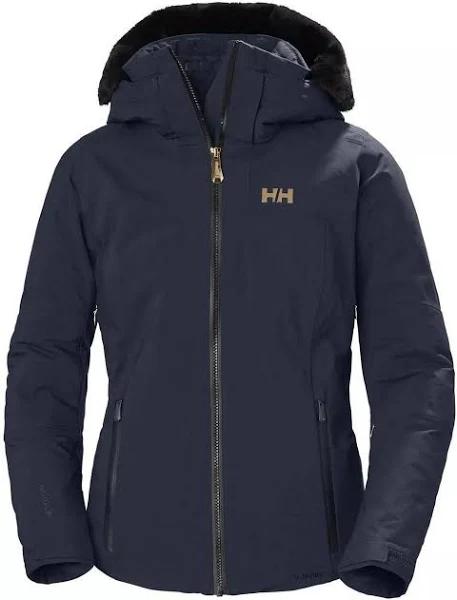 Helly Hansen Verbier Infinity RECCO Jacket Navy Blue Gold Women - S