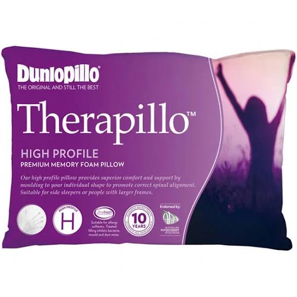 Dunlopillo Therapillo Premium Memory Foam High Profile Pillow