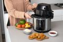 Healthy Choice Air Fryer + Pressure Cooker (Silver) - 6L