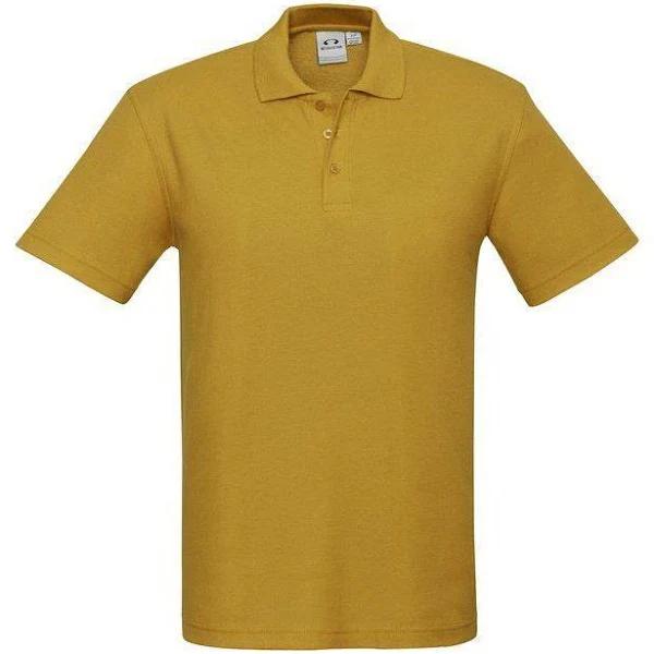 BizCare Mens Crew Polo P400MS Gold / 3XL