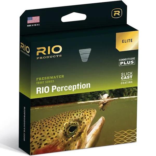 Rio Elite Perception Fly Line Green/Camo/Grey / WF4F