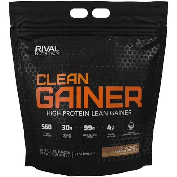 Rival Nutrition Clean Gainer - 10lbs Chocolate Peanut Butter