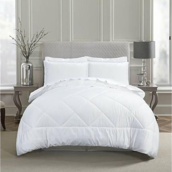 7-Piece Microfiber Comforter Set Warm and Cozy Bedding Comforters & Set - White