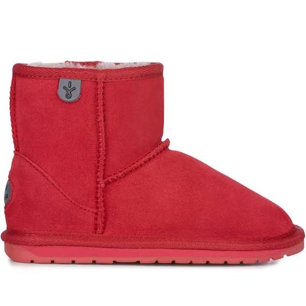 Emu Australia Wallaby Wool Mini Kids Slipper Boot- Fuschia AU10