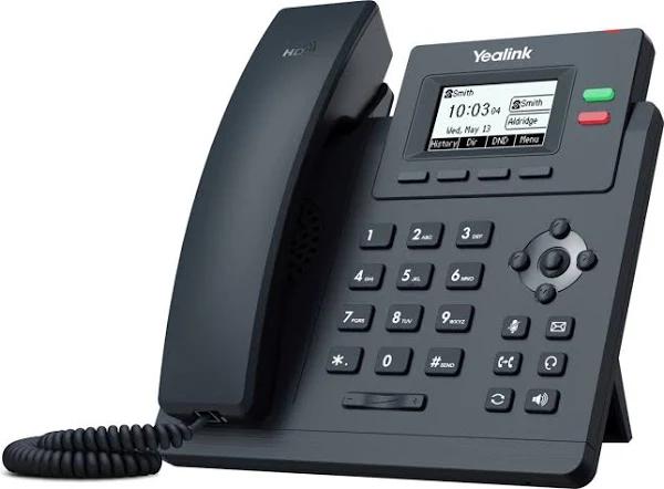 Yealink T31P 2 Line IP Phone, 132x64 LCD, PoE