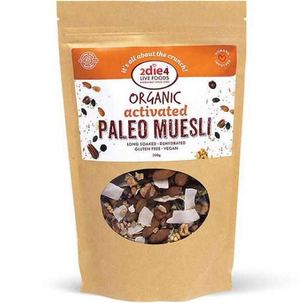 2Die4 Live Foods Activated Organic Paleo Muesli 600g