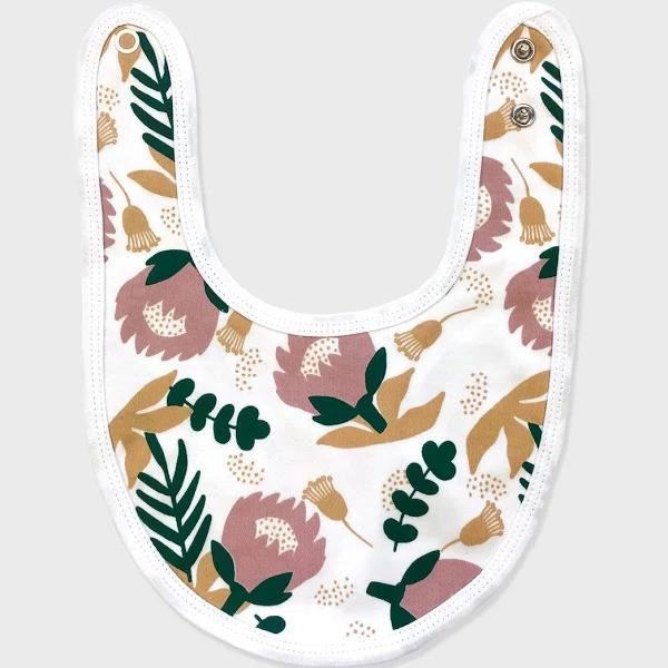 David Jones Kit & Cradle Baby Bib in Protea