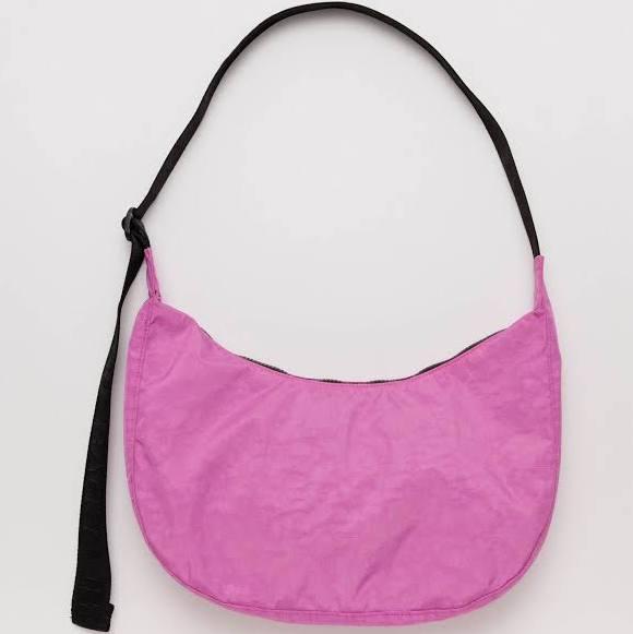 Baggu - Medium Nylon Crescent Bag - Extra Pink