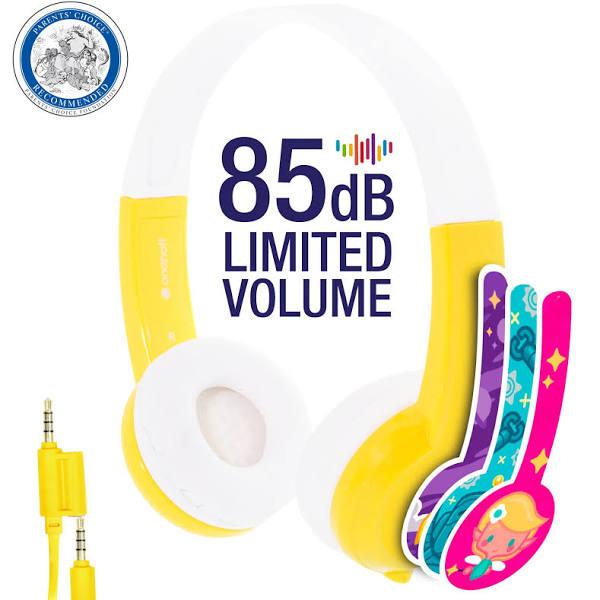 BuddyPhones Explore+, Volume-Limiting Kids Headphones, Foldable and