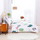 Dreamaker 100% Cotton Sateen Quilt Cover Set Fern Print King