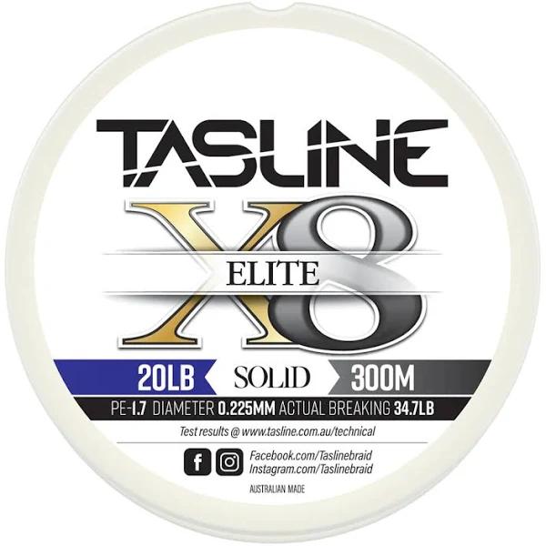 Tasline Elite Braid White 300m 50lb