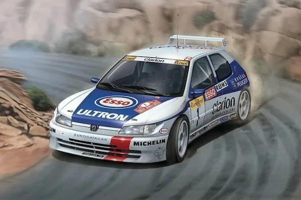 Nunu 1/24 Peugeot 306 Maxi '96 (Monte Carlo Rally) Scaled Plastic Model Kit