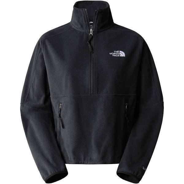 The North Face Women's Polartec 100 1/4 Zip Jumper Black, Size Large