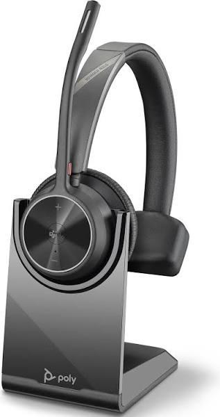 Poly Voyager 4310 UC Bluetooth Headset With Charge Stand, USB-A