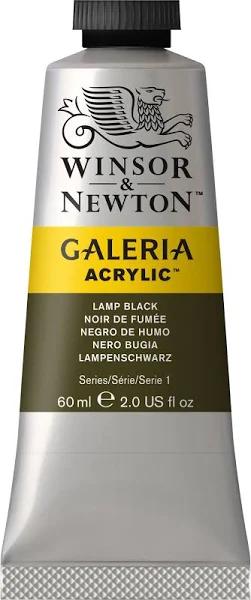 Winsor & Newton Galeria Acrylic Lamp Black 60ml