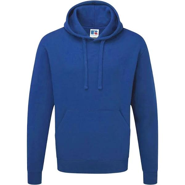 Russell Mens Authentic Hooded Sweatshirt / Hoodie Bright Royal S