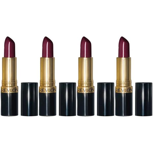 4 x Revlon Super Lustrous Lipstick - 477 Black Cherry