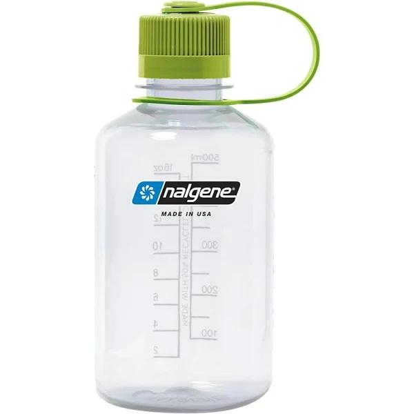 Nalgene SUSTAIN Tritan BPA-Free Water Bottle Made with Material Derived from 50% Plastic Waste, 16 oz, Narrow Mouth