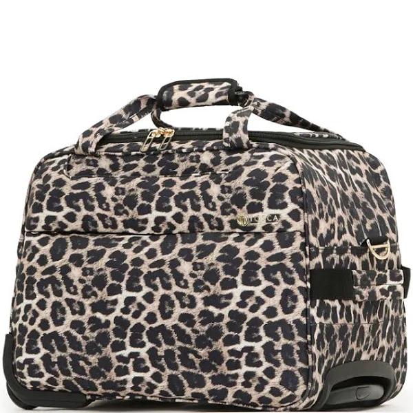 Tosca So Lite 3.0 Onboard Wheeled Cabin Duffle Bag Leopard