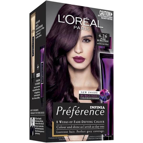 L'Oreal Paris Preference 4.26 Tuscany Pure Burgundy Cool Violet