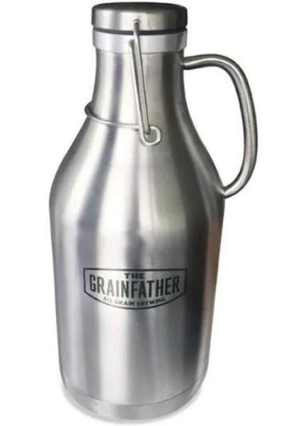 Grainfather Stainless Steel Swing Top Growler - 2L Capacity