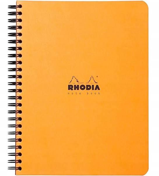 RHODIA Wirebound A5 Dot Grid Notebook, Orange