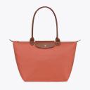 Longchamp - large Le Pliage shoulder bag - women - Polyamide - One Size - Neutrals