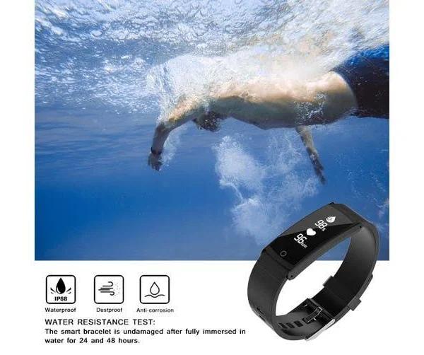 Ip68 Waterproof Spo2 Heart Rate Blood Pressure Sleep Health Monitor Band Sport Smart Bracelet