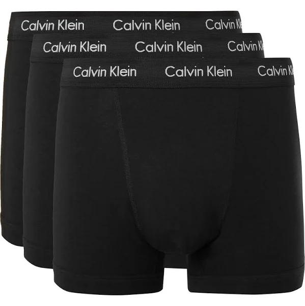 Calvin Klein Underwear - Men - Three-Pack Stretch-cotton Boxer Briefs Black - XL