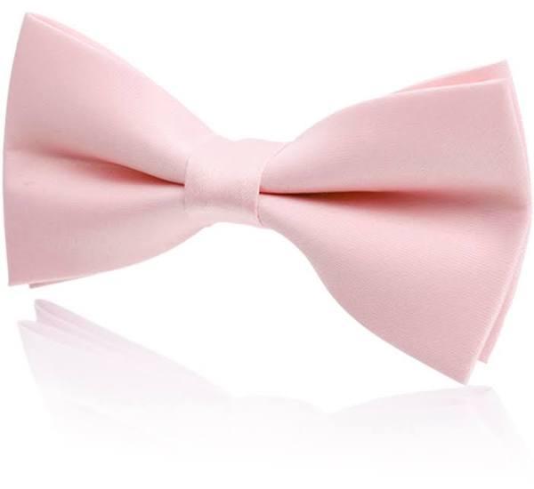 Pink Poly Bow Tie (Pre-Tied & Self-Tie)