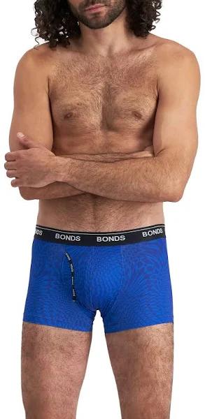 Bonds Microfibre Guyfront Trunk - Wave Check