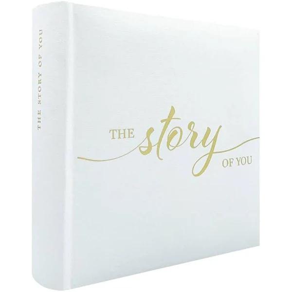 Profile Story White Slip-in 4x6 200 Photo Album