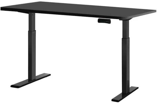 Artiss Standing Desk Electric Height Adjustable Sit Stand Desks Black 140cm