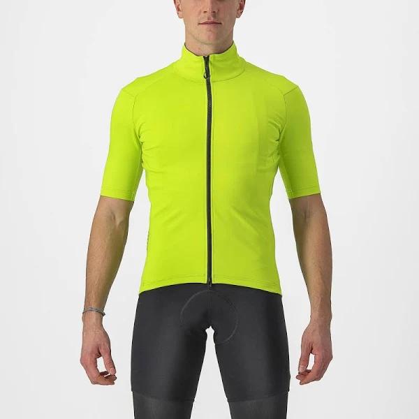 Castelli Perfetto Ros 2 Wind Jersey Electric Lime S