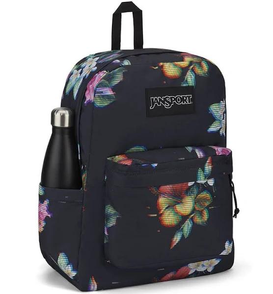 JanSport SuperBreak Backpack Floral Glitch Black