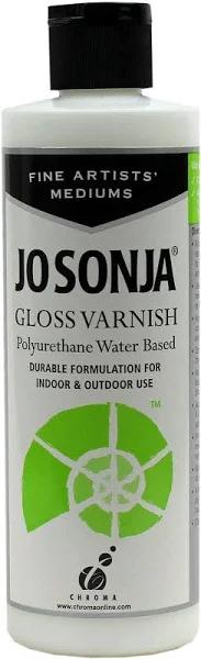 Jo Sonja Polyurethane Varnish Gloss - 8oz Bottle