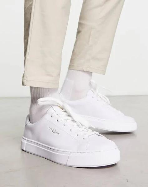 Fred Perry B71 Leather Sneakers in White