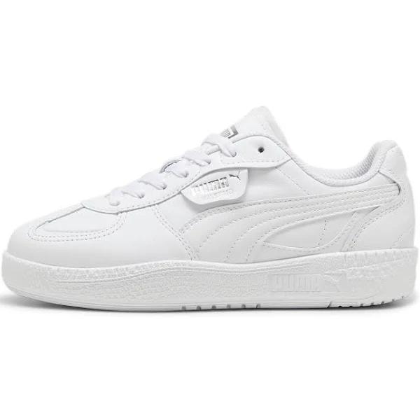 Palermo Moda Leather Women's Sneakers in White, Size 11, Textile by Puma