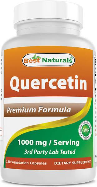 Best Naturals Quercetin 1000 mg/Serving 120 Veggie 120 Count (Pack of 1)