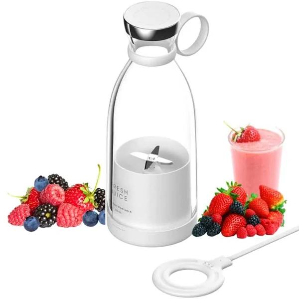 Portable Electric Juicer & Blender - White