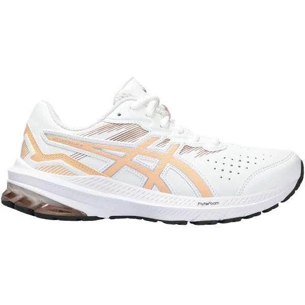 ASICS | Womens GT-1000 Leather 2 D-Wide (White/Apricot Crush) 9.5