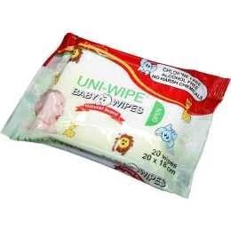 Uni-Wipe Baby Wipes Scented 20 Wipes x92