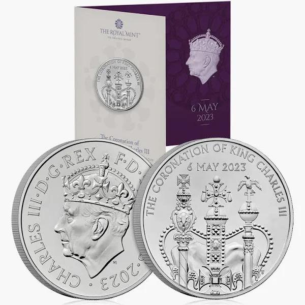 Royal Mint The Coronation of His Majesty King Charles III 5 Bu Coin UK 2023