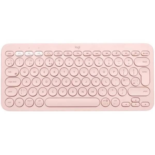 Logitech K380 Multi-Device Bluetooth Keyboard (Rose)