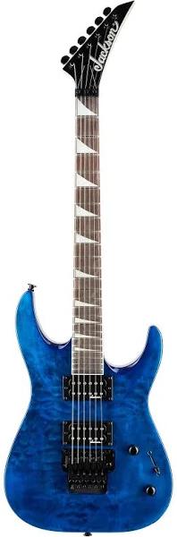 Jackson JS Series Dinky Arch Top JS32Q DKA Transparent Blue