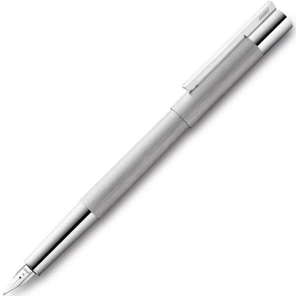 Lamy - Scala - Fountain Pen - Extra Fine - Brushed Stainless Steel