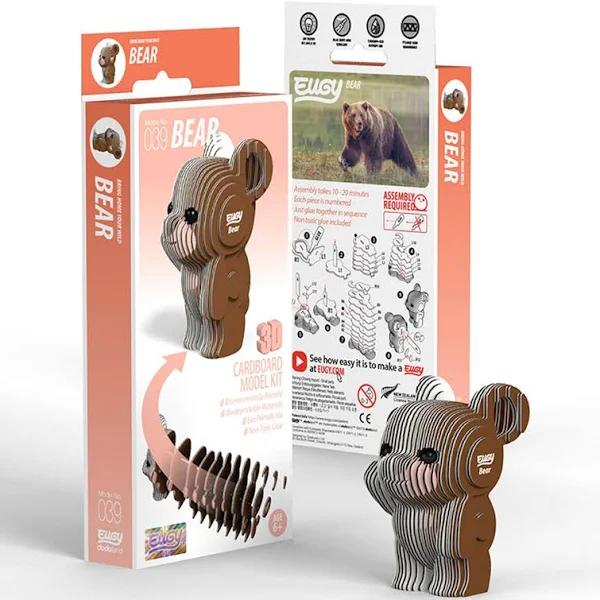 Eugy: Bear - 3D Cardboard Model