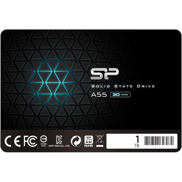 Silicon Power A55 1TB 2.5" SATA III 3D NAND SSD, SP001TBSS3A55S25 Solid State Drives (SSD)