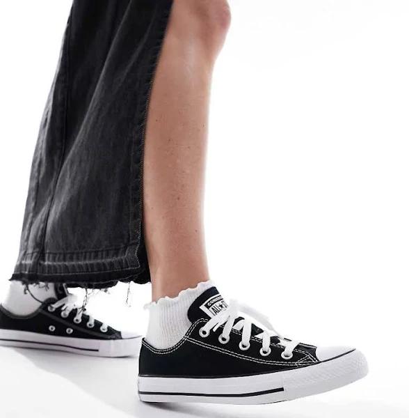 Converse Wide Fit Chuck Taylor All Star Ox Black Sneakers